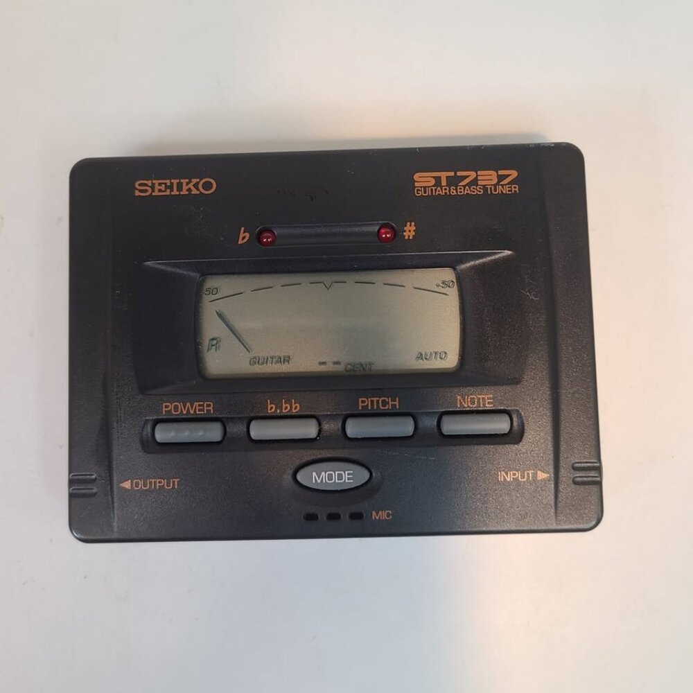 Seiko ST737 Digital Guitar and Bass Tuner